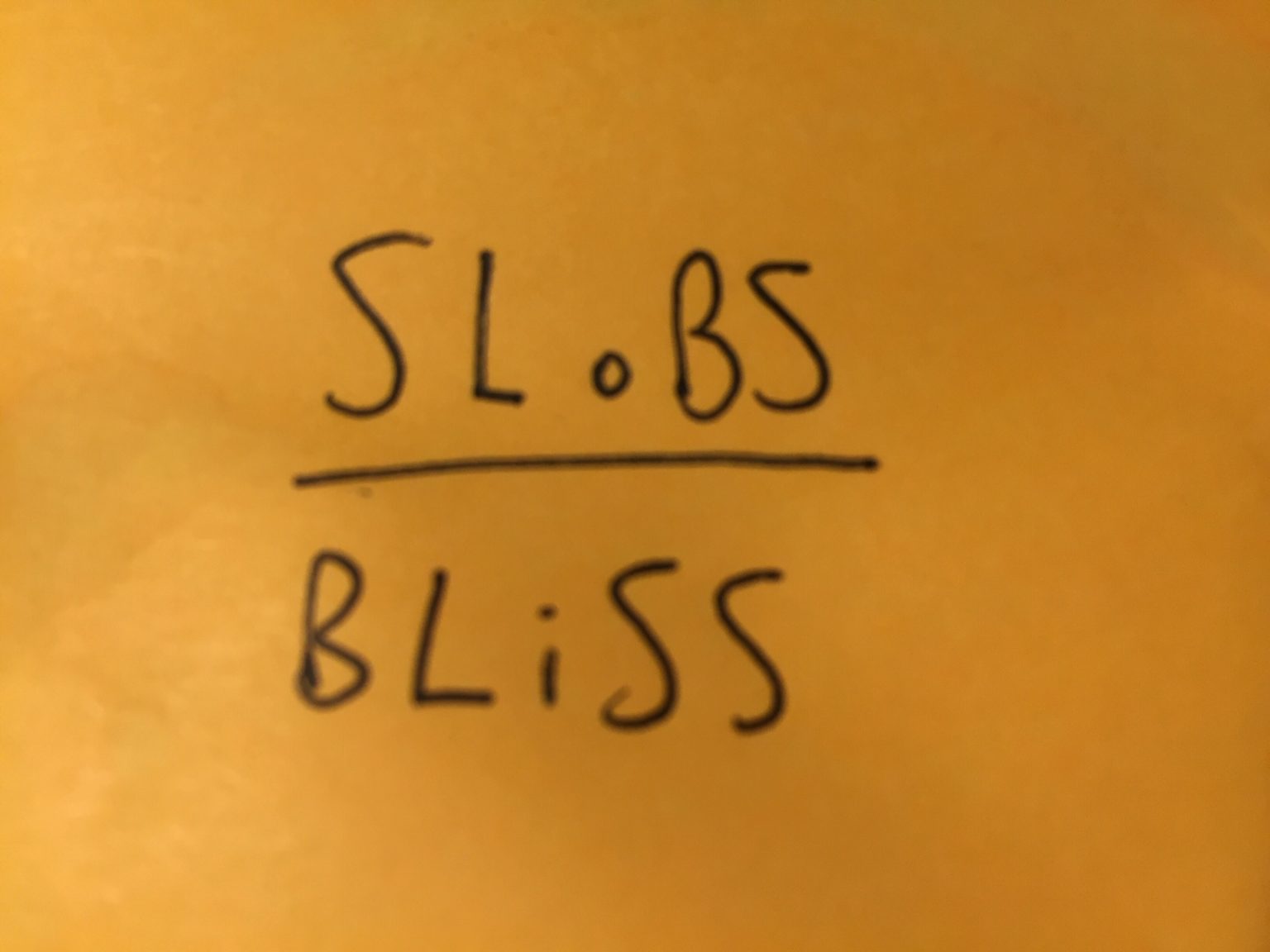 SLoBS and BLiSS An Easy Way to Remember Order Types